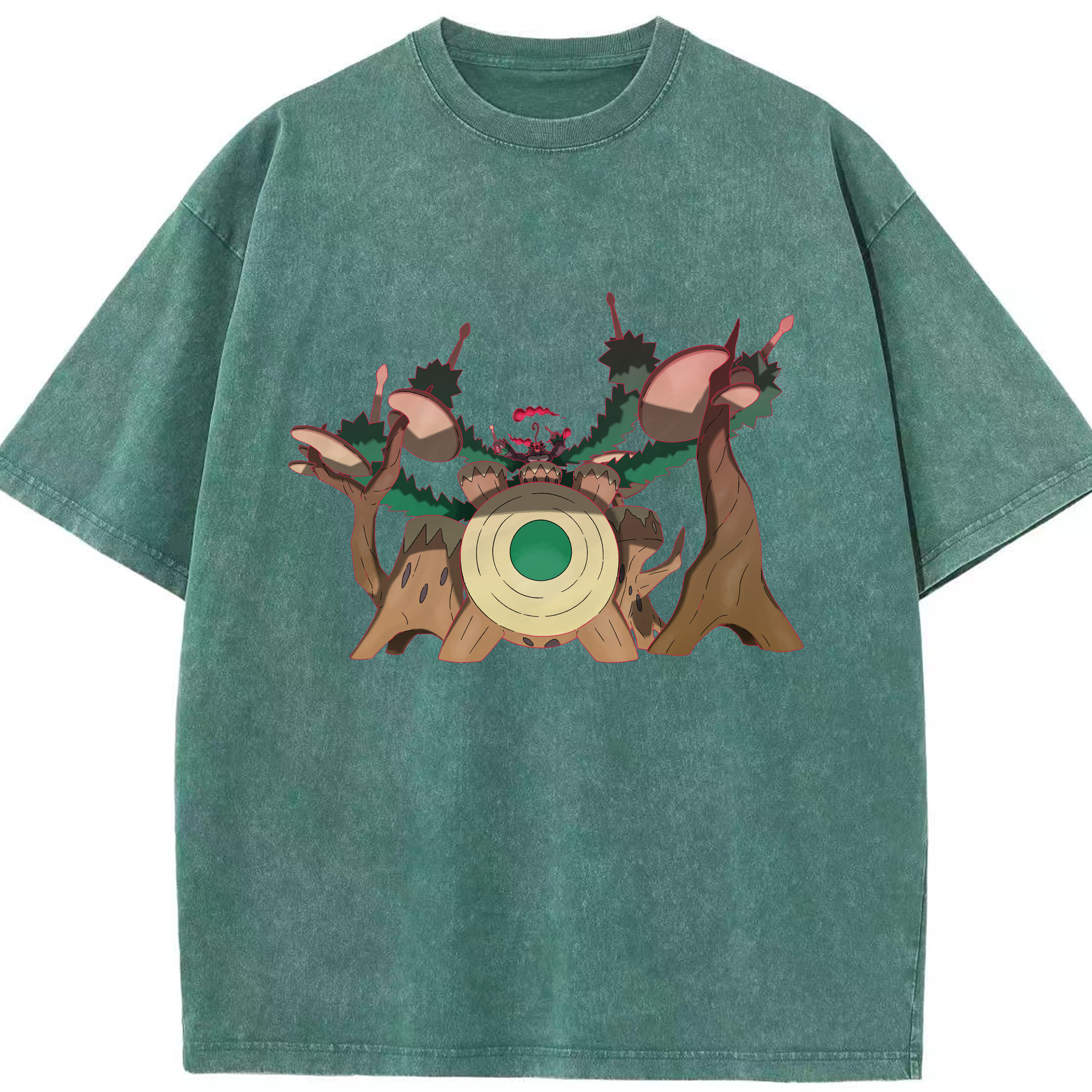 （画像用） ポケットモンスター Pokémon 綿100% ヴィンテージ風 半袖Tシャツ（フロントプリント）